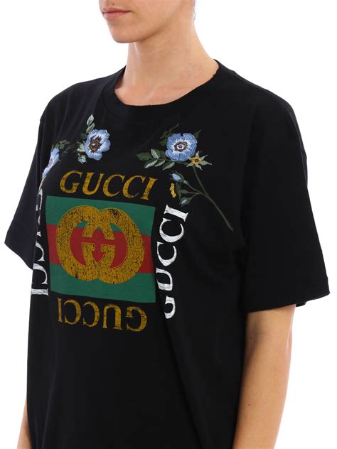 gucci karter tshirt|gucci t-shirt logo embroidery.